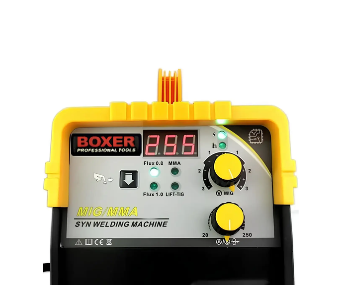 Зварювальний напівавтомат Boxer SR2008 350 А інверторний MIG MAG MMA TIG FCAW для дроту 08 10 мм та електродів 16 32 мм - зображення 8