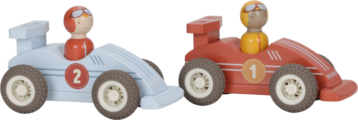 Ігровий набір Little Dutch Гоночні автомобілі 2 штуки FSC LD2526 (8713291225268) - зображення 6