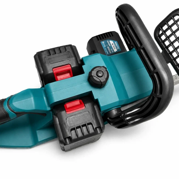 Акумуляторна ланцюгова пилка Krafftec 48V, 6Ah Безщіткова 2500W - зображення 2