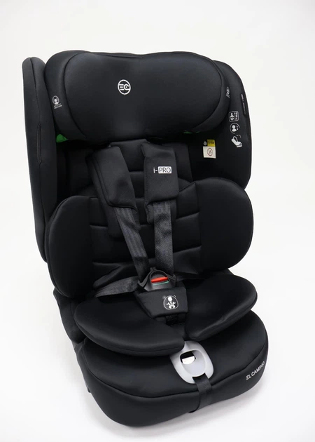 Детское автокресло El Camino i-PRO ME 1234 i-Size R129 крепление ISOFIX 76-150 см от 1 до 12 лет Black - изображение 2