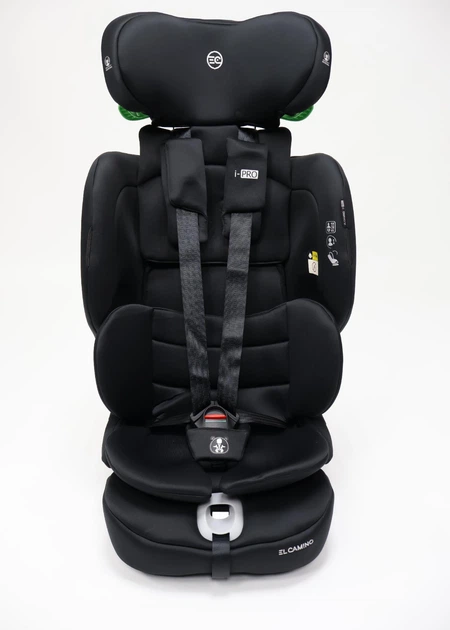 Детское автокресло El Camino i-PRO ME 1234 i-Size R129 крепление ISOFIX 76-150 см от 1 до 12 лет Black - изображение 8