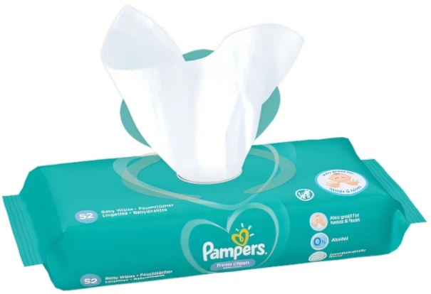 Набір серветок Pampers Fresh Clean для дітей 12х52 шт (8001841078441) - зображення 2