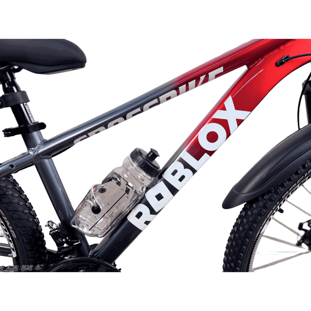 Подростковый велосипед Crossbike Roblox 26" 13" Серый/Красный (26СTA-006523) - изображение 3