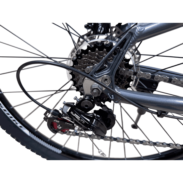 Подростковый велосипед Crossbike Roblox 26" 13" Серый/Красный (26СTA-006523) - изображение 4