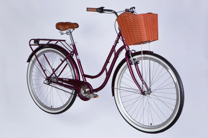 Велосипед городской ST 28" Dorozhnik Retro PH 2026, рама 19" малиновый (OPS-D-28-552) - изображение 2