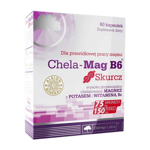 Капсулы OLIMP Chela-Mag B6 для нервной системы и энергии 60 шт - Фото 1 Капсулы OLIMP Chela-Mag B6 для нервной системы и энергии 60 шт - изображение 1