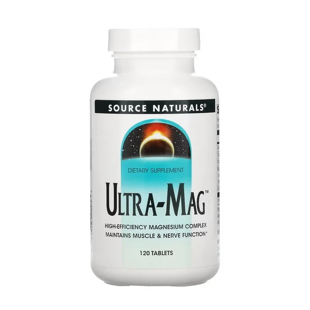 Витамины Source Naturals Ultra-Mag для энергии и нервной системы 120 таб - Фото 1 Витамины Source Naturals Ultra-Mag для энергии и нервной системы 120 таб - изображение 1