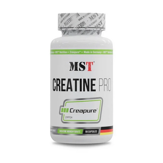 Креатин моногидрат MST Creapure Creatine Pro 90 капсул - Фото 1 Креатин моногидрат MST Creapure Creatine Pro 90 капсул - изображение 1
