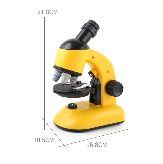 Микроскоп детский uSmart 1100A-1 640х жёлтый - изображение 9
