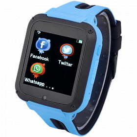 Детские умные часы с GPS Gidi G3 c камерой Blue - изображение 2