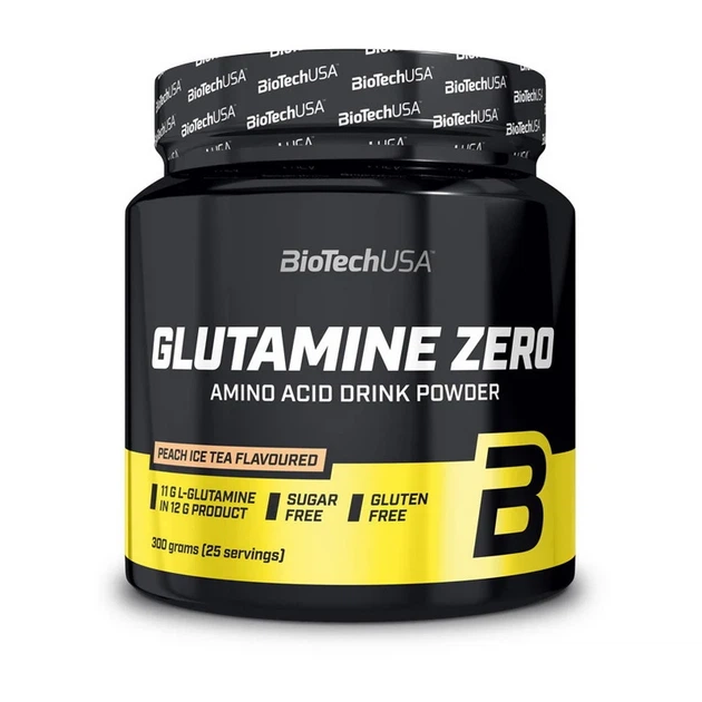 Амінокислоти BioTech Glutamine Zero глютамін порошок 300 г лимон - Фото 1 Амінокислоти BioTech Glutamine Zero глютамін порошок 300 г лимон - зображення 1