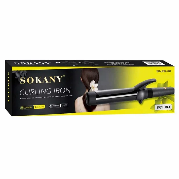 Щипці для волосся 25мм (2 режими) Sokany SK-JFB-794-25, чорний - Фото 6 Щипці для волосся 25мм (2 режими) Sokany SK-JFB-794-25, чорний - изображение 6