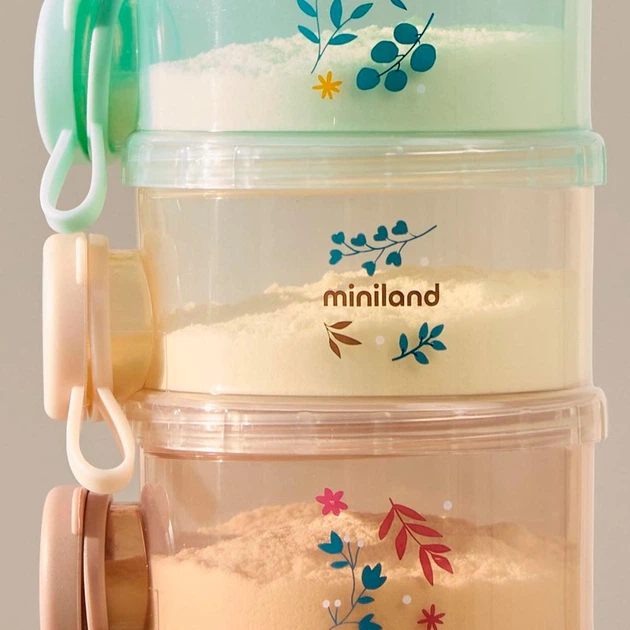 Набор контейнеров-дозаторов для смеси Miniland Milky On The Go Dreamland - изображение 4