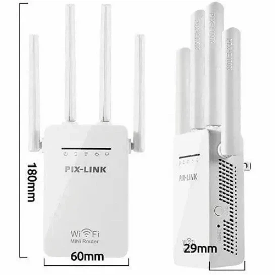 Роутер Wi-Fi 09 lv wr с функцией репитера и режимом AP для дома и офиса Pix-Link - изображение 3