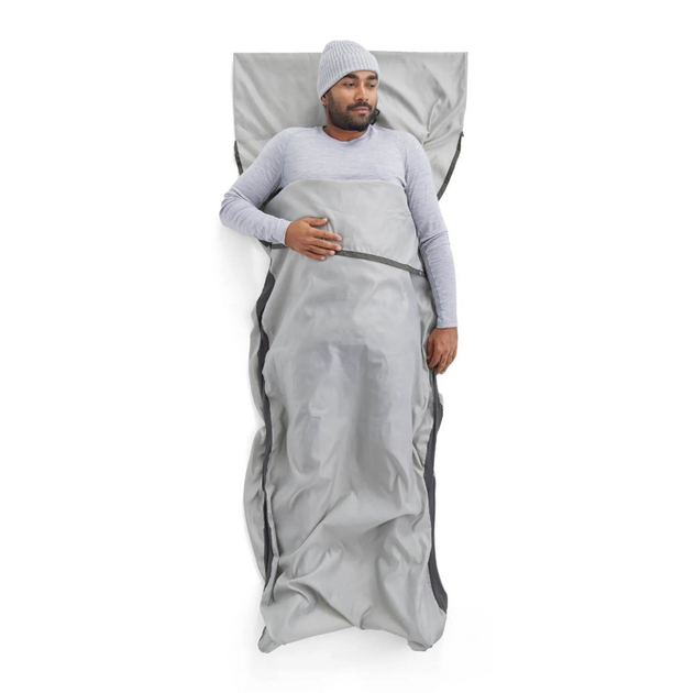 Вкладиш Sea to Summit Silk Blend Sleeping Bag Liner Mummy S Moonstruck Grey сірий - Фото 5 Вкладиш Sea to Summit Silk Blend Sleeping Bag Liner Mummy S Moonstruck Grey сірий - изображение 5