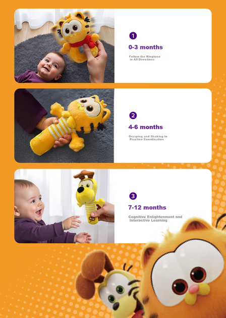 Погремушка Philips Avent Garfield BB Stick плюшевая - изображение 4