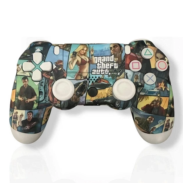 Игровой пульт RE для PlayStation 4 Doubleshock 4 V2 GTA 5, беспроводной Bluetooth геймпад PS4 - Фото 1 Игровой пульт RE для PlayStation 4 Doubleshock 4 V2 GTA 5, беспроводной Bluetooth геймпад PS4 - изображение 1