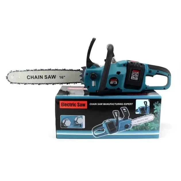 Акумуляторна ланцюгова пила Electric SAW 40-8 48 В з шиною 16 дюймів, двома акумуляторами і двома зарядними пристроями - изображение 5