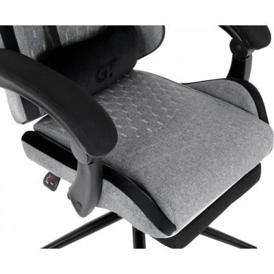 Кресло игровое GT Racer X-2324 Gray/Black (X-2324 Fabric Gray/Black Suede) - Фото 7 Кресло игровое GT Racer X-2324 Gray/Black (X-2324 Fabric Gray/Black Suede) - изображение 7