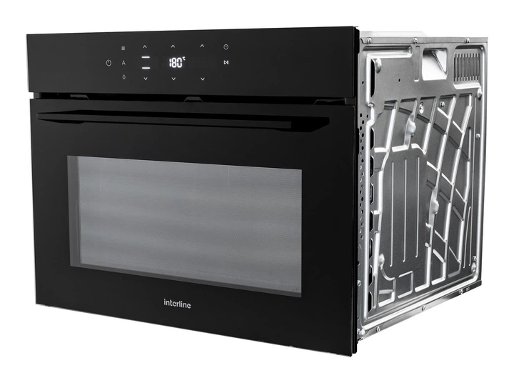 Компактна вбудовувана духова шафа з функцією НВЧ Interline CMG 910 SRX BA (Inverter, 50 л) - зображення 4