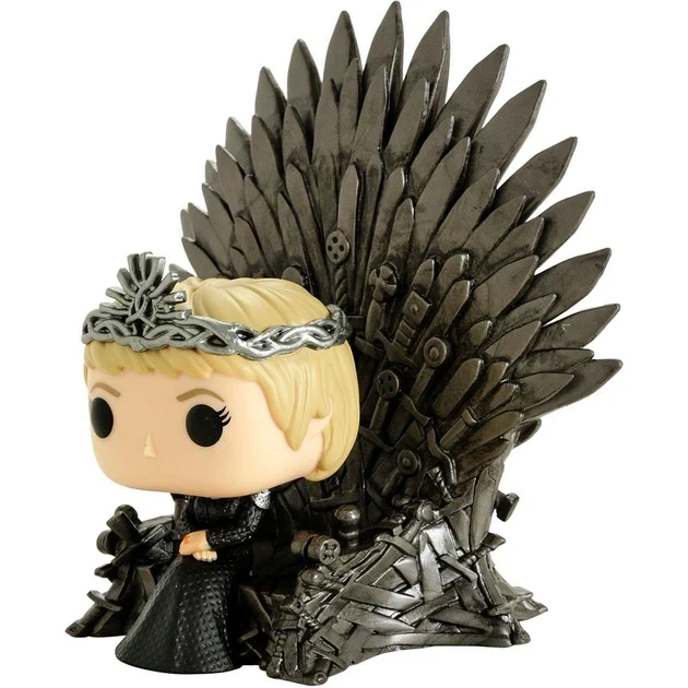 Фігурка Funko Pop Deluxe 73 Серсея Ланністер на Залізному троні 17 см колекційна модель з вінілу для фанатів серіалу Гра престолів деталізований сувенір з культової саги Вестерос для поціновувачів ексклюзивних статуеток Funko Pop Deluxe серії - зображення 4