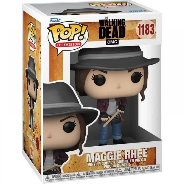 Фігурка Funko Pop Maggie Rhee 1183 серія The Walking Dead колекційна модель персонажа Ходячі мерці Меггі Рі з вінілу для фанатів та поціновувачів культового серіалу про виживання в постапокаліптичному світі з деталізованим дизайном та стилізацією - зображення 2