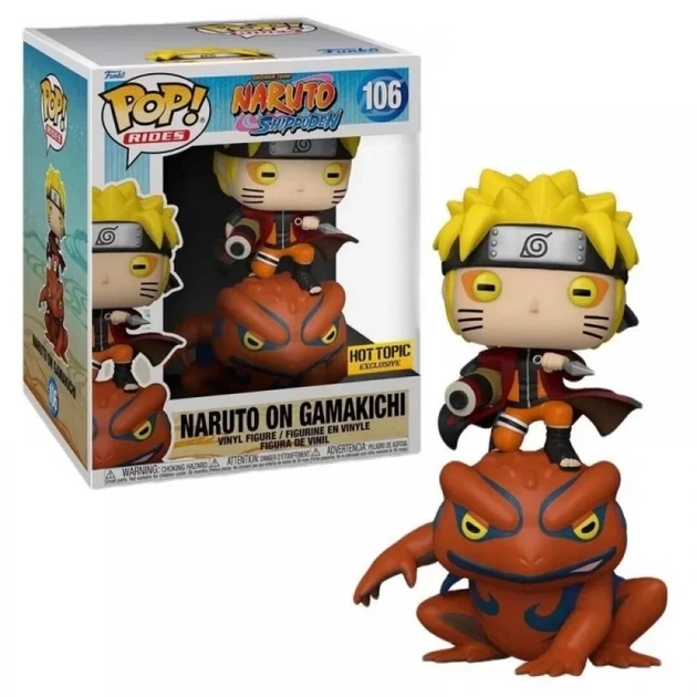 Фігурка Funko Pop Naruto Shippuden 106 Наруто на Гамакічі 18 см вінілова - Фото 1 Фігурка Funko Pop Naruto Shippuden 106 Наруто на Гамакічі 18 см вінілова - зображення 1
