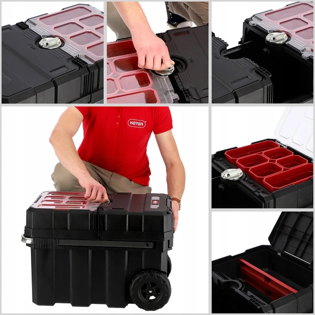 Ящик для инструментов Keter Master Loader 65,3 л пластик 616x378x415 мм - изображение 12