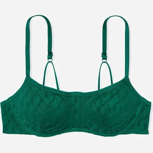 Бюстгальтер з кісточками Victoria's Secret Mesh Push-Up Bralette S Зелений - Фото 3 Бюстгальтер з кісточками Victoria's Secret Mesh Push-Up Bralette S Зелений - зображення 3