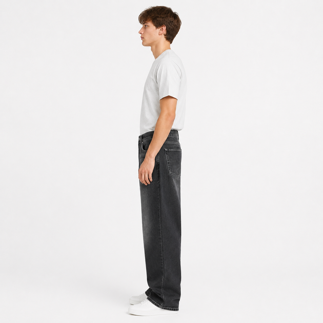 Джинси Difransel чоловічі широкі baggy,30 Графіт - зображення 2