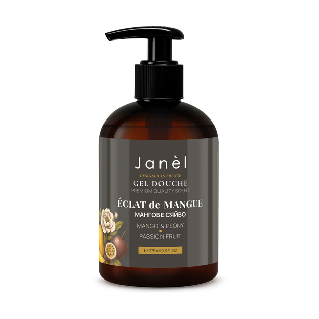Гель для душа Манговое сияние Éclat de Mangue Janel 275 мл 4820290071520 - Фото 1 Гель для душа Манговое сияние Éclat de Mangue Janel 275 мл 4820290071520 - изображение 1