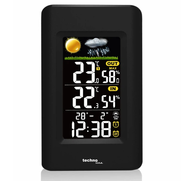 Метеостанція Technoline WS6447 Black (WS6447) - зображення 2