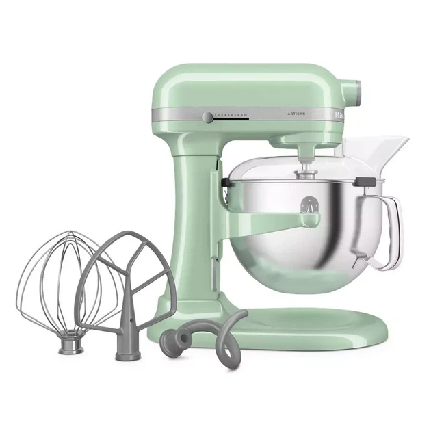 Кухонная машина KitchenAid Artisan 5,6 л 5KSM60SPXEPT с подъемной чашей фисташковой - изображение 3