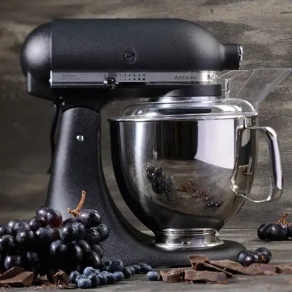 Кухонная машина KitchenAid Artisan 4,8 л 5KSM175PSEBK с откидным блоком цвет чугун - изображение 5