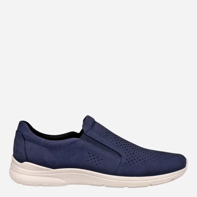Чоловічі сліпони шкіряні ECCO Irving Slip-On Perf 51164402038 44 Сині (194891900065) - Фото 1 Чоловічі сліпони шкіряні ECCO Irving Slip-On Perf 51164402038 44 Сині (194891900065) - зображення 1
