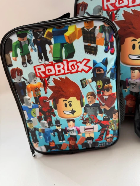 Дитячий підлітковий шкільний рюкзак 3 в 1 роблокс пенал сумка 8 - 12 років roblox ранець для дітей в школу модель 2 - зображення 3