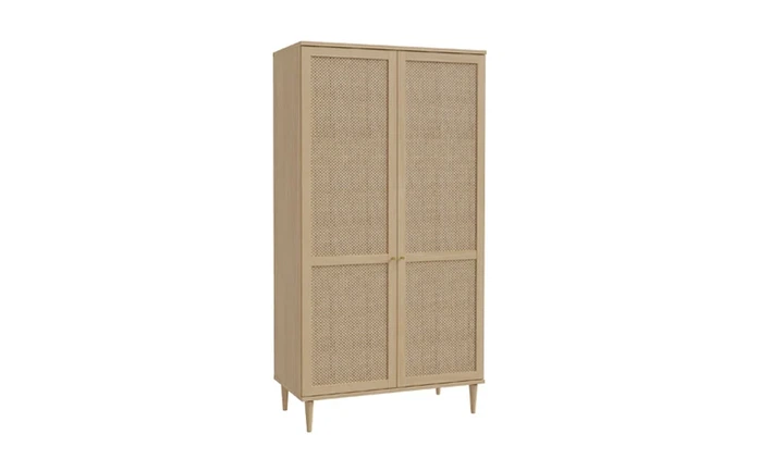Шкаф двухдверный Calasetta CQSS922 ДСП Дуб элеганс 101,1x52,1x208,1 см - изображение 3