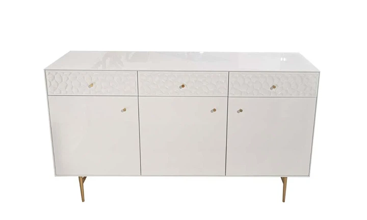 Буфет Аляска белый МДФ 1590x445x890 см - изображение 2