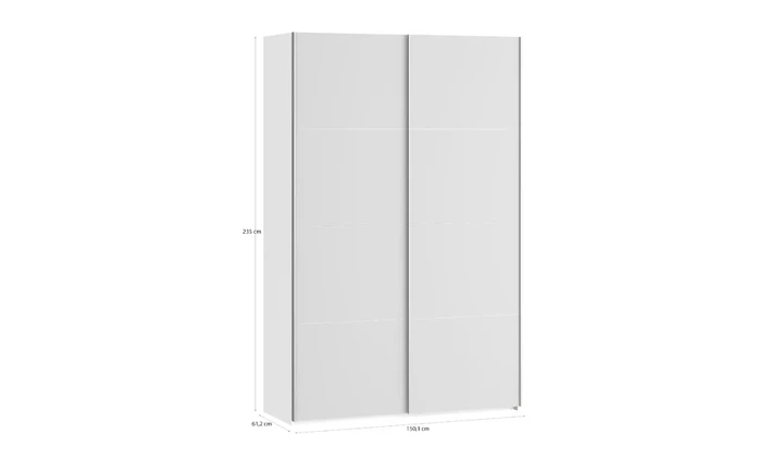 Шкаф-купе 2д Fittio FTIS72461 1,5 м белый глянец - изображение 5