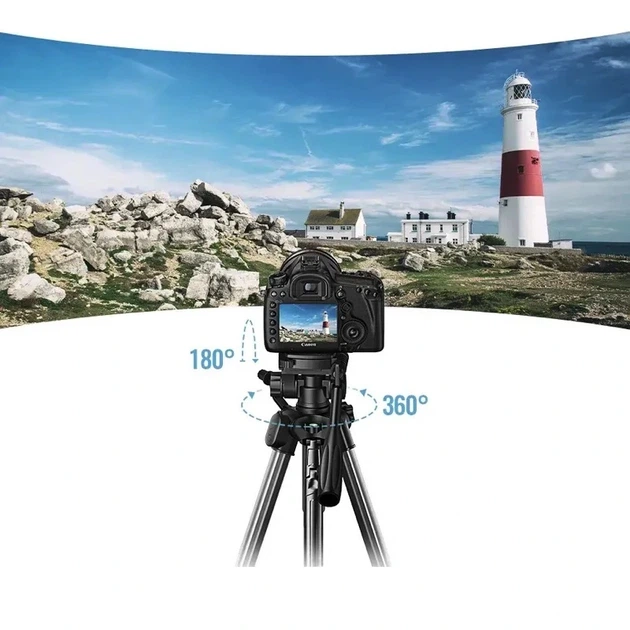 Штатив UGREEN LP661 Professional Tripod for Phone & Camera(UGR-15187) - зображення 6