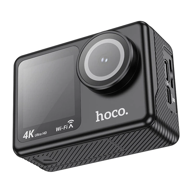Екшн-камера HOCO DV101 dual color screen sports camera Black - изображение 3