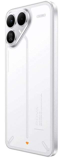 Смартфон Tecno Pova 8 5G (LK6) 8/256GB Arc White (4894947132308) - Фото 6 Смартфон Tecno Pova 8 5G (LK6) 8/256GB Arc White (4894947132308) - изображение 6