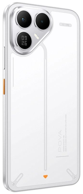 Смартфон Tecno Pova 8 5G (LK6) 8/256GB Arc White (4894947132308) - Фото 8 Смартфон Tecno Pova 8 5G (LK6) 8/256GB Arc White (4894947132308) - изображение 8