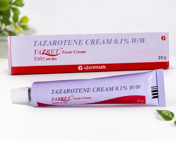 Гель Tazret 0,1% (Тазаротен) Glenmark для лечения акне, 20 г - Фото 1 Гель Tazret 0,1% (Тазаротен) Glenmark для лечения акне, 20 г - изображение 1