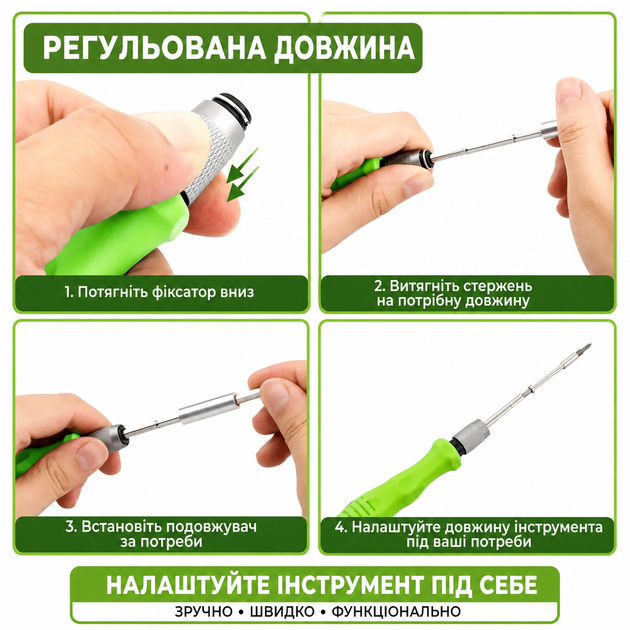 Набір прецизійних викруток 30 в 1 для ремонту телефону ноутбука ПК годинників у кейсі - Фото 5 Набір прецизійних викруток 30 в 1 для ремонту телефону ноутбука ПК годинників у кейсі - зображення 5