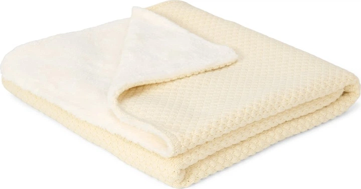 Kocyk dziecięcy Little Dutch Pure Soft White ocieplany 70x100 cm (8721122584590) - obraz 2