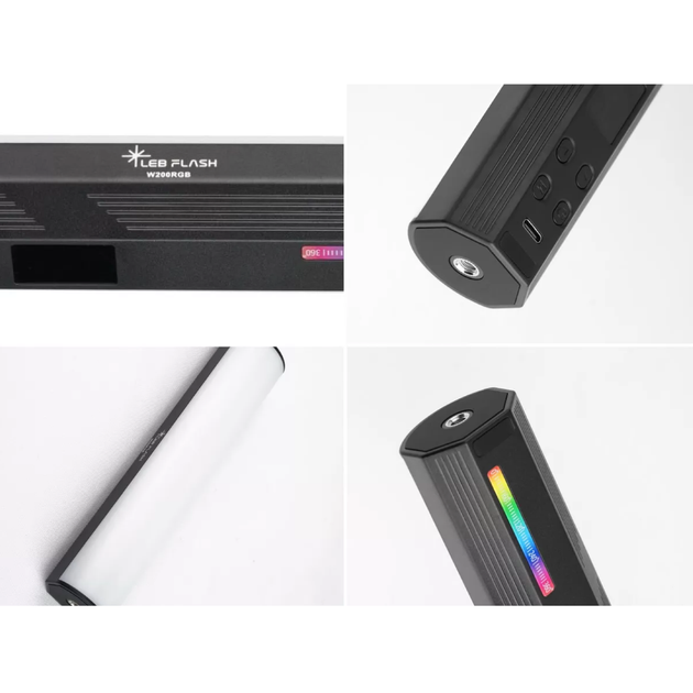 Повнокольоровий ручний міні RGB-світильник W200RGB - зображення 4