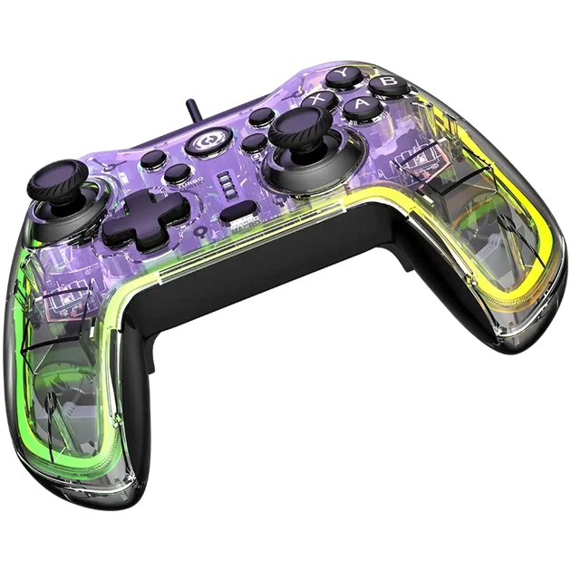 Геймпад Canyon GPW-02 Brighter Бездротовий Bluetooth, 22 кнопки, для ПК/PS3/Android/Nintendo Switch Зелений/Жовтий (GPW02) - зображення 2