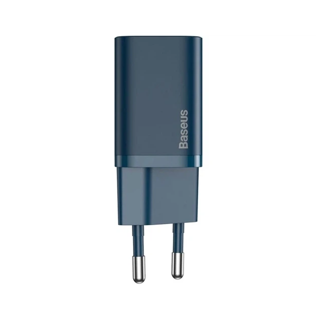 Мережевий зарядний пристрій Baseus Super Si Quick Charger Type-C 20W Синій/Швидке заряджання блок для iPhone Samsung - Фото 5 Мережевий зарядний пристрій Baseus Super Si Quick Charger Type-C 20W Синій/Швидке заряджання блок для iPhone Samsung - зображення 5