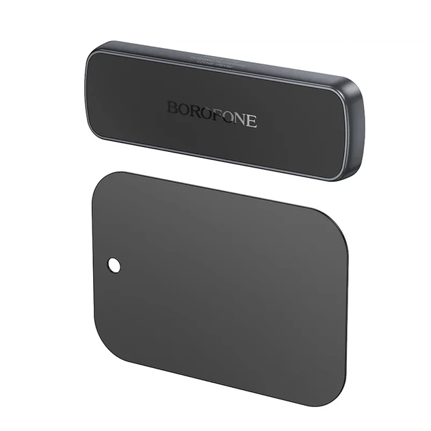 Магнитный автодержатель для телефона BOROFONE BH121 Eternal Magnetic Car Holder Black Gray (На торпедо / приборную панель) - изображение 6